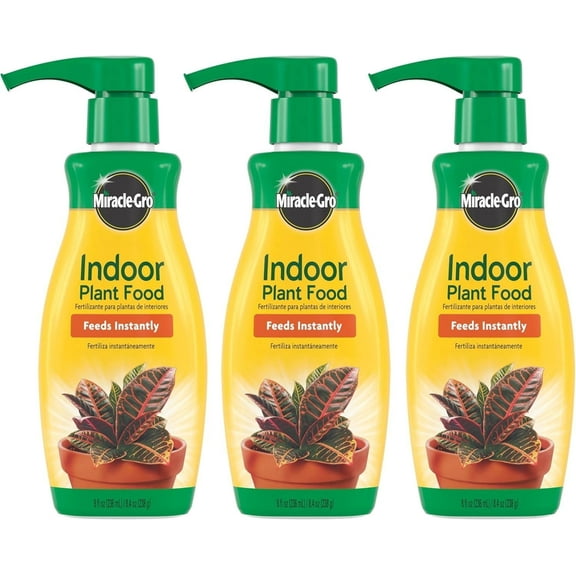 Houseplant Food, 8-oz. 3 pack