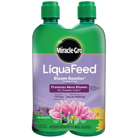 Miracle-Gro Liquafeed Bloom Booster Flower Food 2-Pack Refills