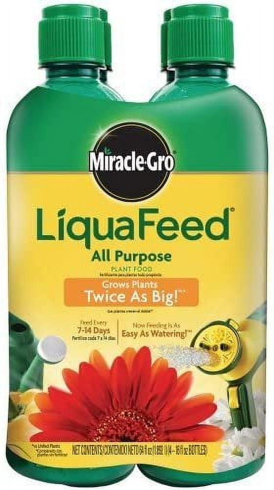 Miracle Gro 1004325 16 Oz LiquaFeed Plant Food Refill Bottles 1248 4