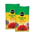 thumbnail image 1 of Miracle-Gro Potting Mix 16 qt., 2-Pack, Feeds Up to 6 Months, For Use In Containers, 1 of 5