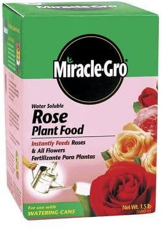 Scotts Miracle-Gro Rose Plant Food Water Soluble 18-24-16 - For Flowers - 1.5 lbs
