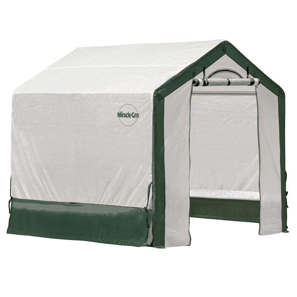 Miracle-Gro Compact 6x6 All-Season Waterproof Greenhouse with Luminate Fabric