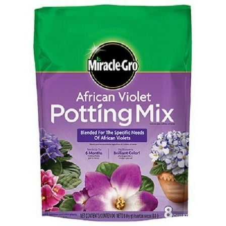 Miracle-Gro 72678430 8-Quart Bag of African Violet Potting Mix