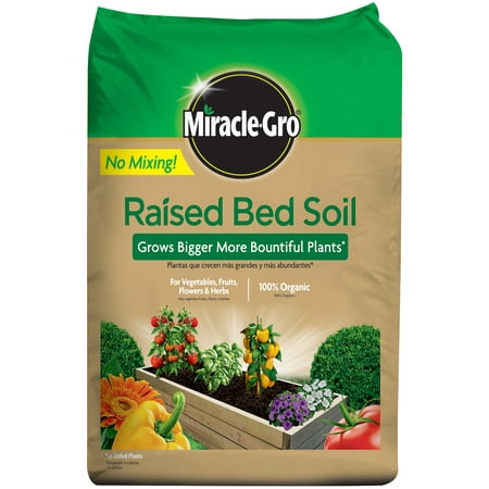 Miracle-Gro Raised Bed Soil 1.5 CF - Black