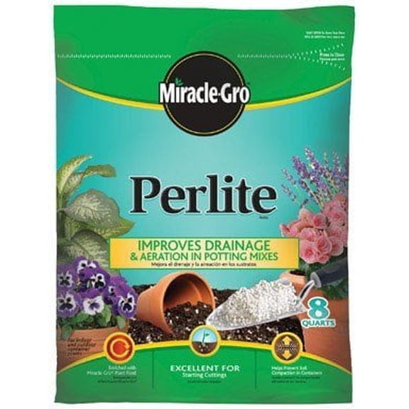 Miracle Gro 74278430 8 Qt Miracle-Gro Perlite 0.07-0.07-0.07