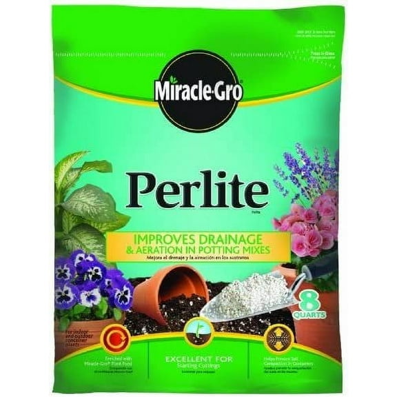 Miracle Gro 74278430 8 Qt Miracle-Gro Perlite 0.07-0.07-0.07