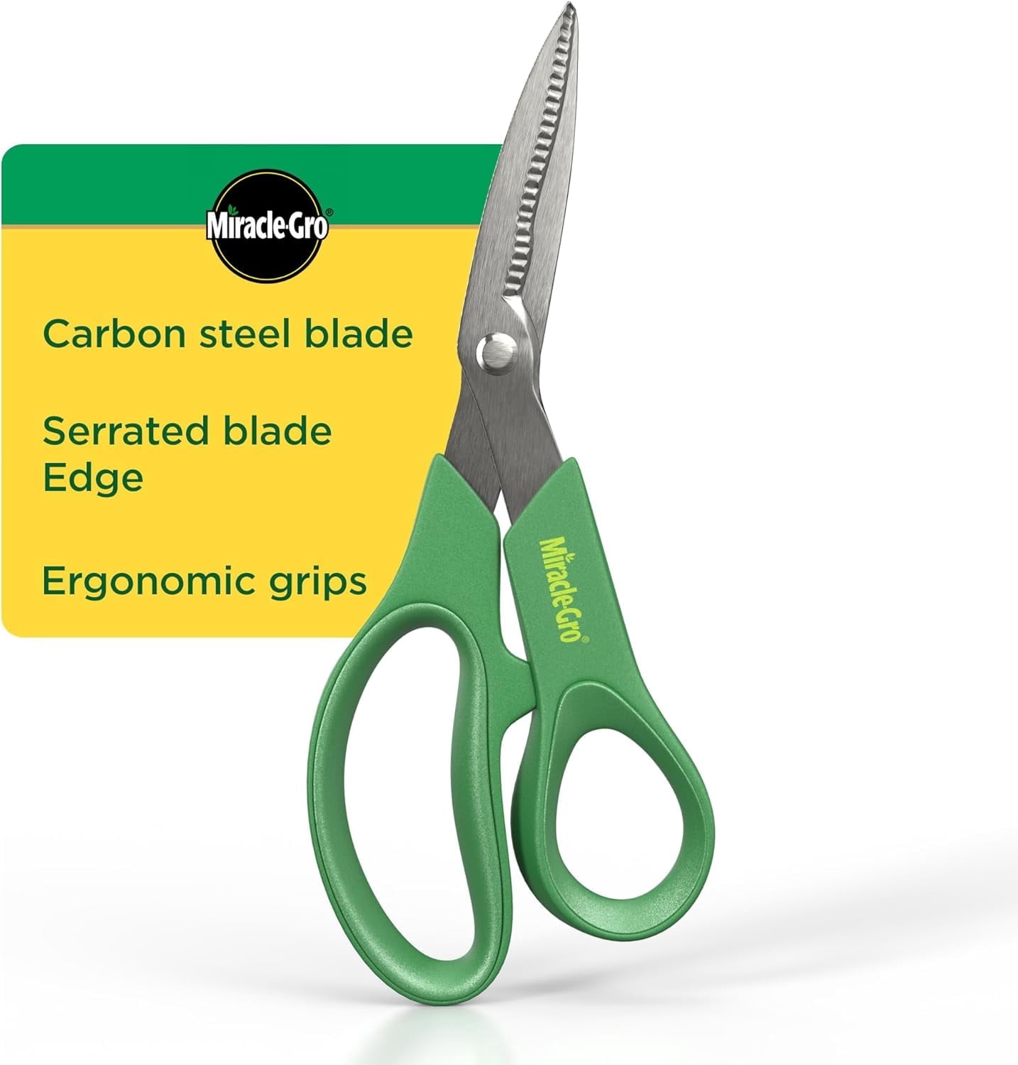 Miracle-Gro All Purpose Steel Garden Utility Shears with Serrated ...