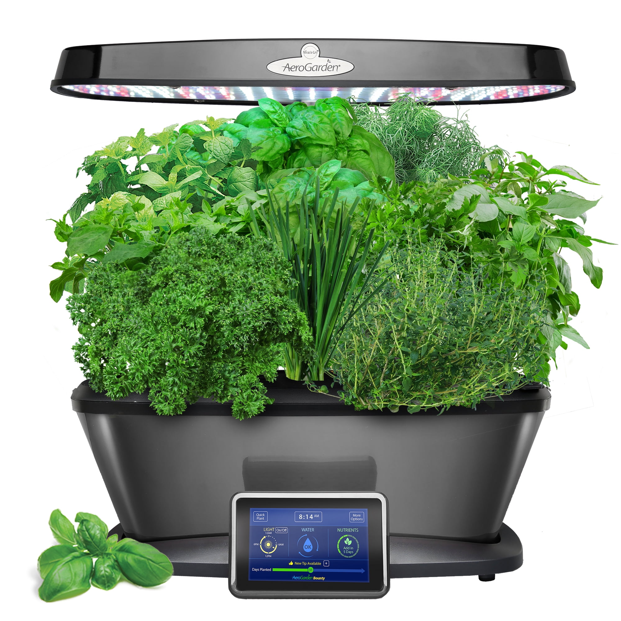 Miracle Gro AeroGarden Bounty Elite Platinum with Gourmet Herbs Miracle Gro AeroGarden Bounty Elite Platinum with Gourmet Herbs