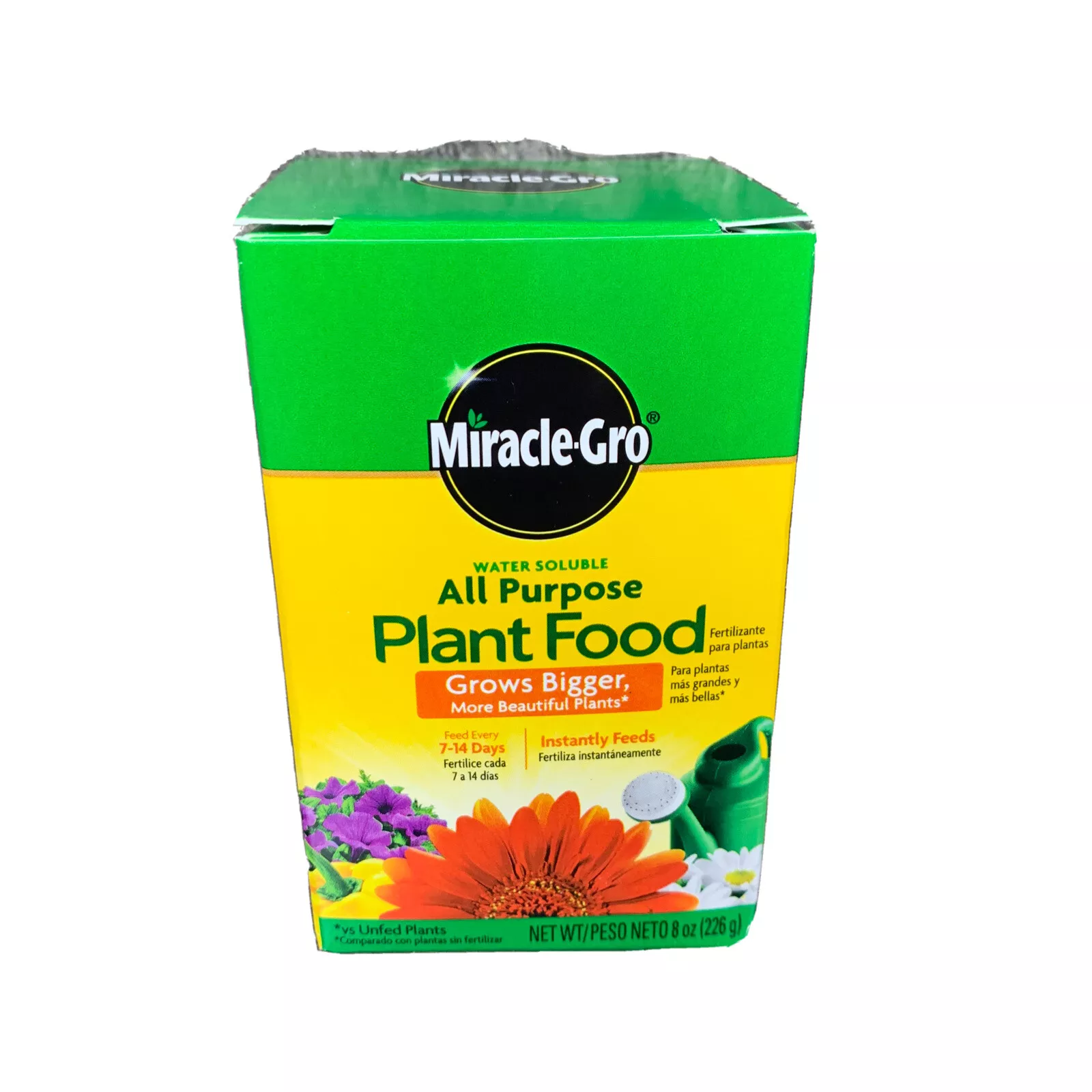 Miracle Gro All Purpose Plant Food 10 Sq. Ft. Powder 8 Oz Gardening Flowers