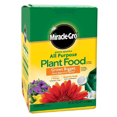 Miracle-Gro All Purpose Plant Synthetic Fertilizer, 1.5 lbs