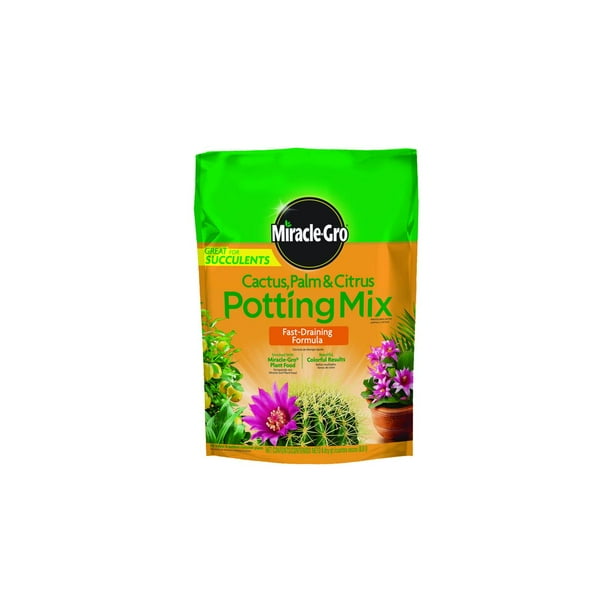 MiracleGro FastDraining Cacti Citrus and Palm Potting Mix 8 qt