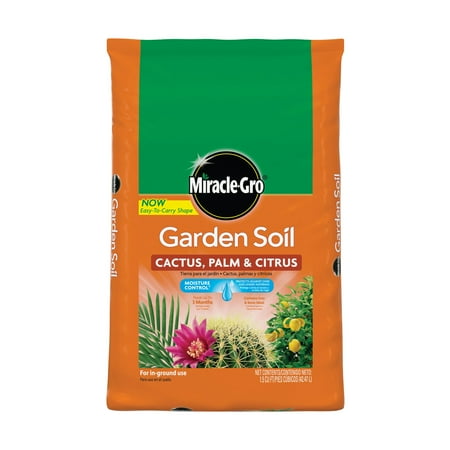 Miracle-Gro Garden Soil Cactus, Palm and Citrus, For In-Ground Use, 1.5 cu. ft.