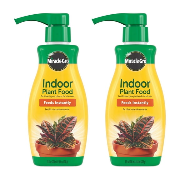 Miracle-Gro Indoor Plant Food, Liquid Plant Food for Houseplants, 8 oz., 2-Pack