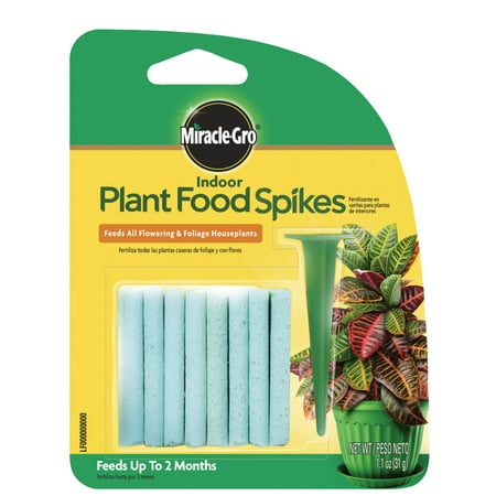 Miracle-Gro Indoor Plant Food Spikes, 24 Spikes