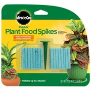 Miracle-Gro Indoor Plant Food Spikes, 48 Spikes