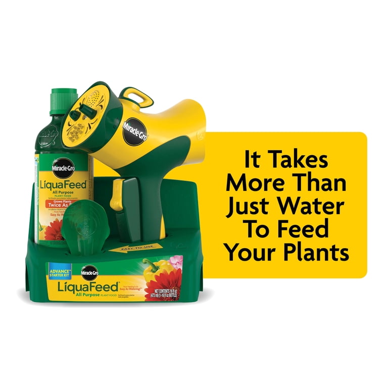 Miracle-Gro LiquaFeed All Purpose Plant Food Starter Kit, Includes