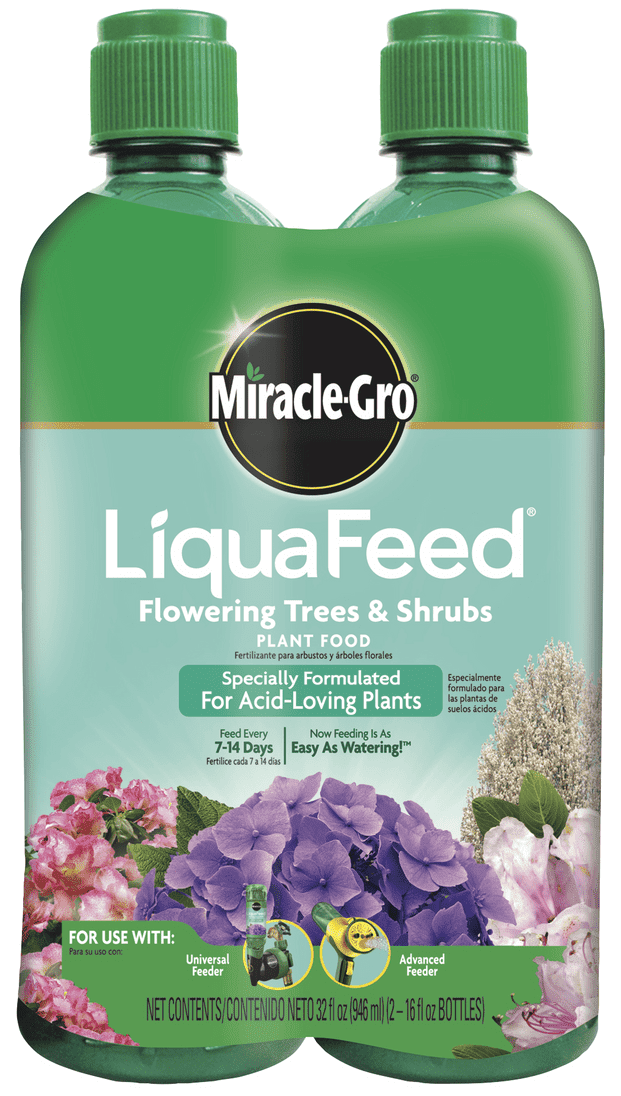 Miracle-Gro LiquaFeed Flowering Trees & Shrubs Plant Food 2-Pack Refills