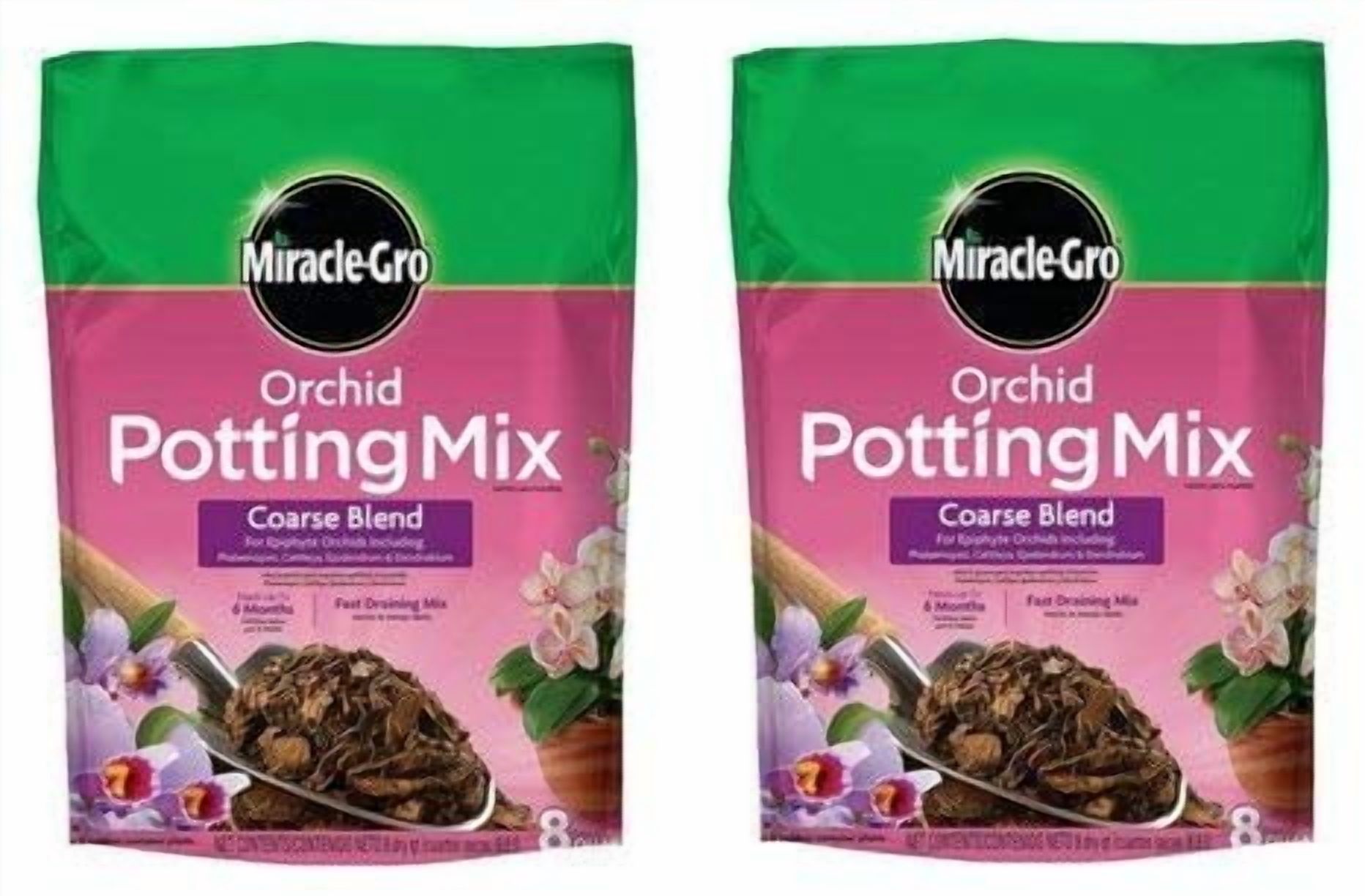 Miracle-Gro Orchid Potting Mix, 8-Quart 2 Pack Currently Ships to Select Northeastern & Midwestern States 2