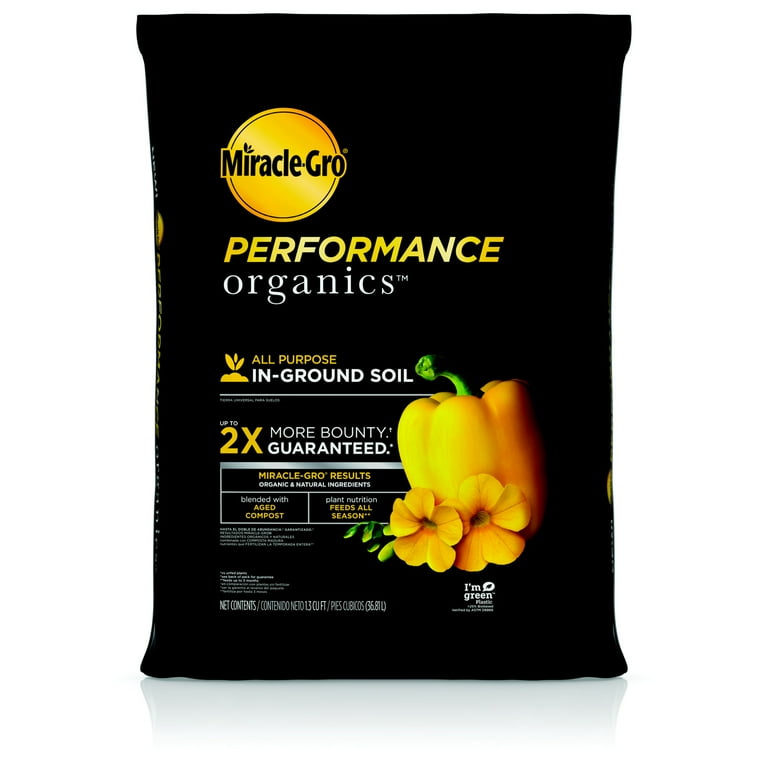 Miracle-Gro 1.3 cu. ft. Performance Organics All Purpose In-Ground Garden Soil Miracle-Gro 1.3 cu. ft. Performance Organics All Purpose In-Ground Garden Soil
