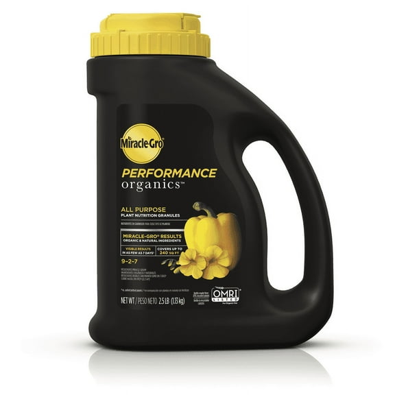 Miracle-Gro Performance Organics All Purpose Plant Nutrition Granules, 2.5 lb.