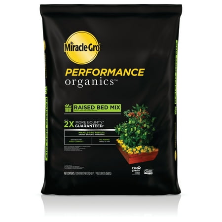 Miracle-Gro Performance Organics Raised Bed Mix 1.3 cu. ft. - Black