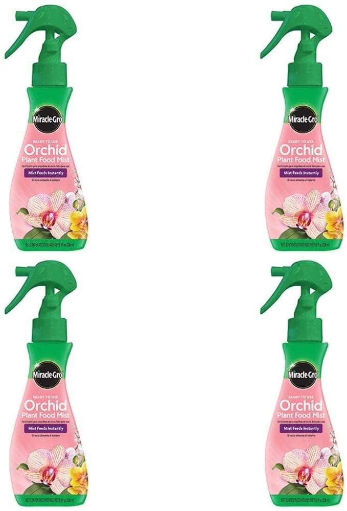 Miracle-Gro  Plant Food Mist Orchid Fertilizer 8 oz, Single, Multicolor Pack of 4