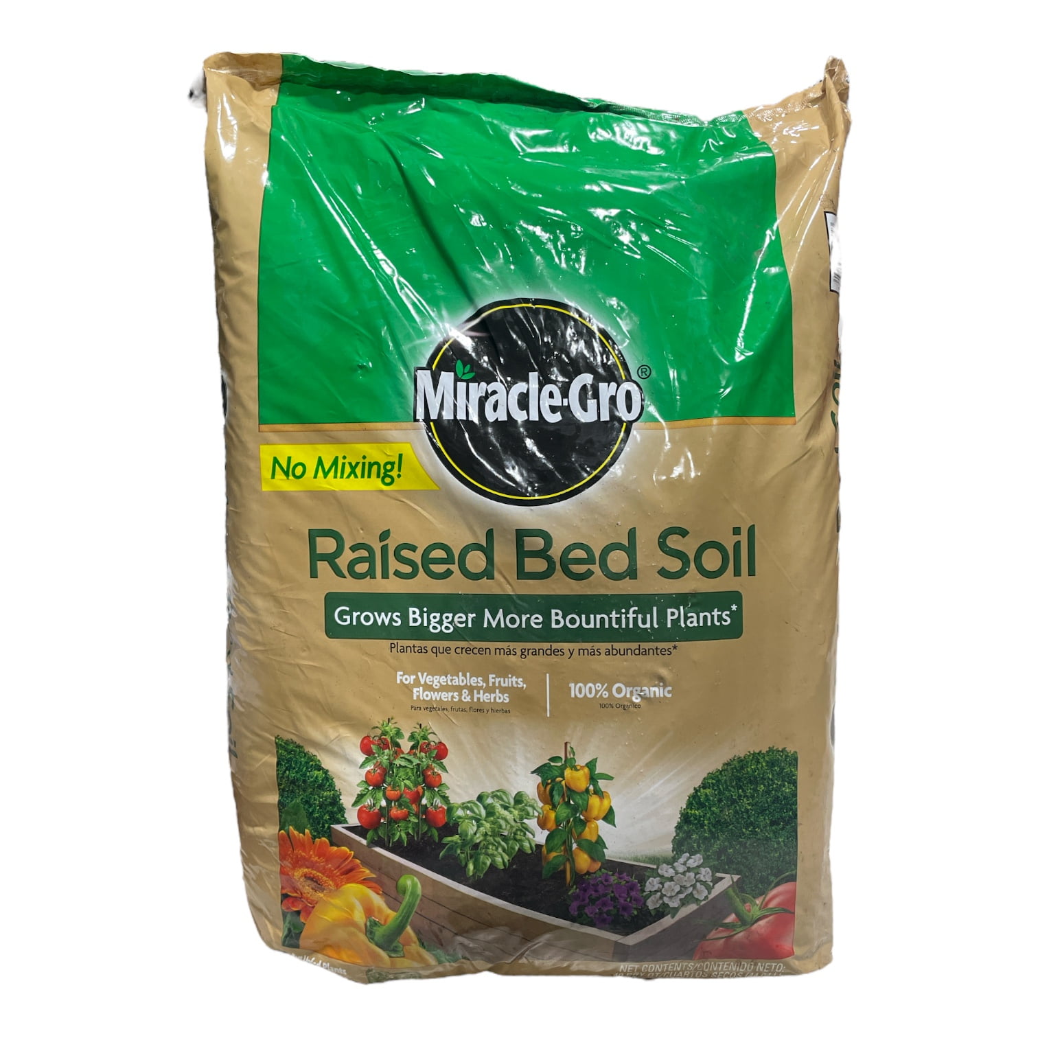 Miracle Gro Raised Bed Soil 40 Quart