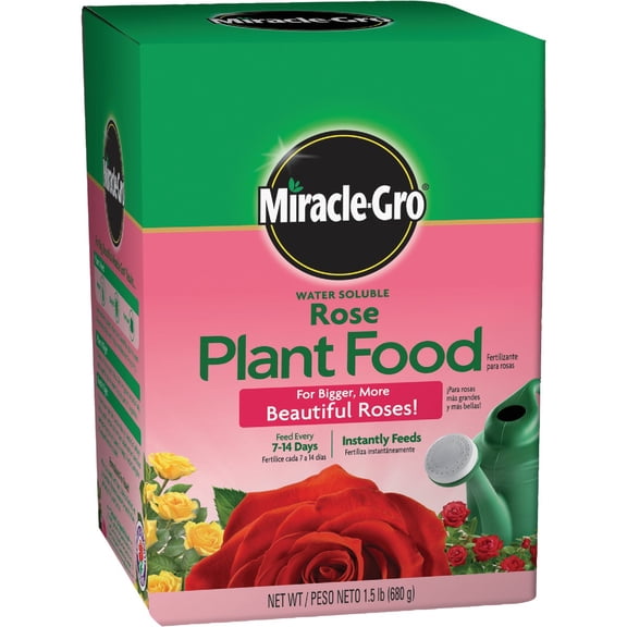 Miracle-Gro Rose Plant Food Rose Fertilizer (6 Pack), 1.5 lb
