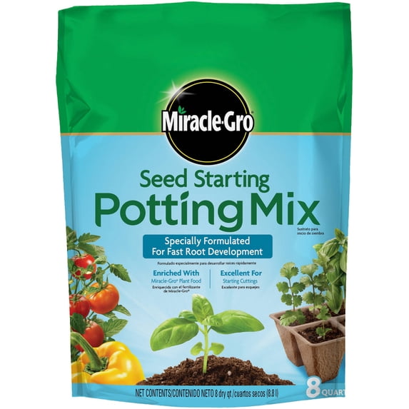 Miracle-Gro Seed Starting Potting Mix, 8 qt., For Use in Containers