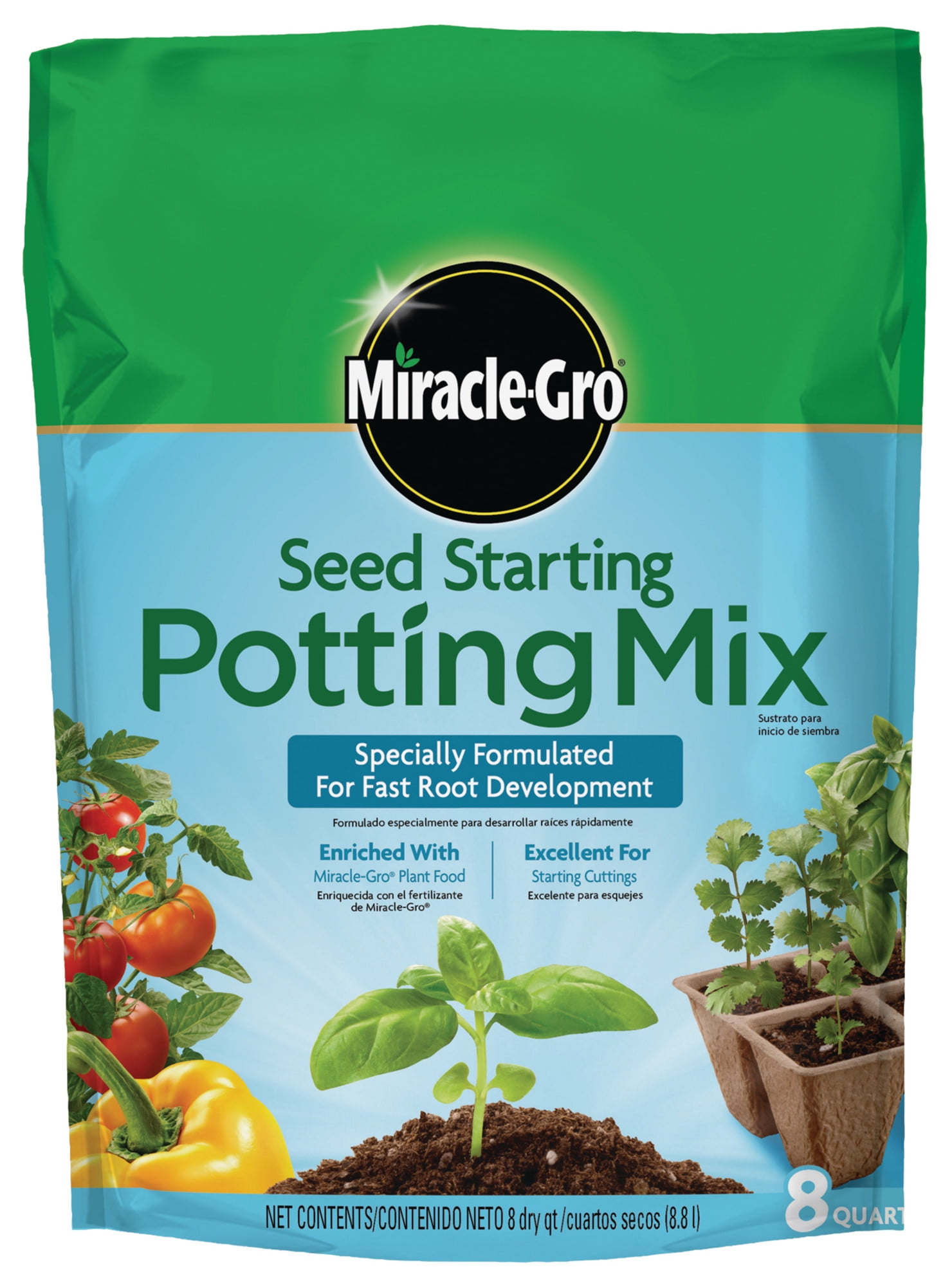 Miracle-Gro Seed Starting Potting Mix, 8 qt.