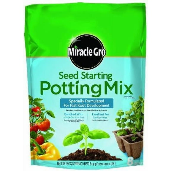 Miracle-Gro Seed Starting Potting Mix All Purpose 8 Qt 1