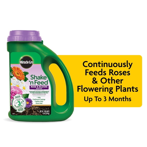 Miracle-Gro Shake 'N Feed Rose & Bloom Plant Food