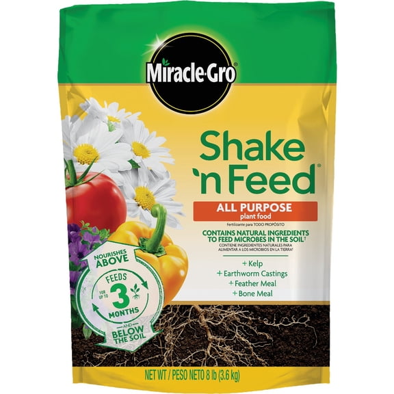 Miracle-Gro Shake 'n Feed All-Purpose Dry Plant Food - Pack of 4