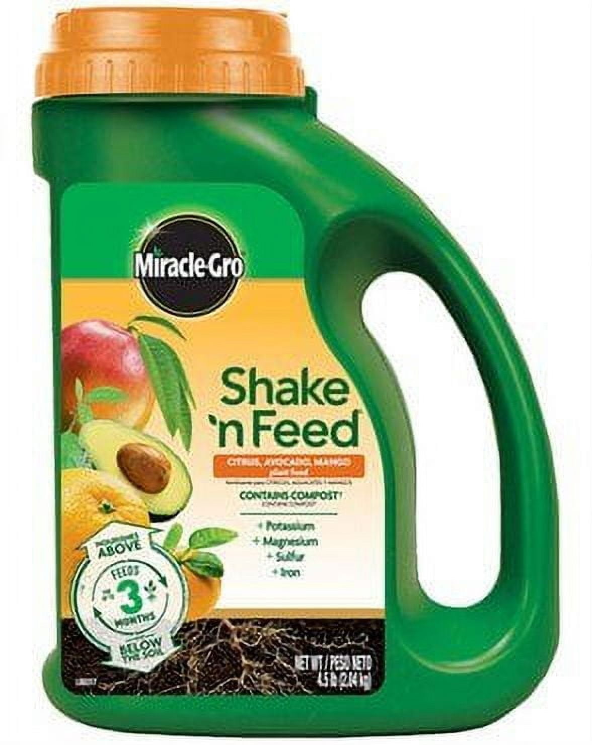 Miracle-Gro Shake 'n Feed for Citrus, Avocado & Mango, 3002710 , 4.5 Lb.