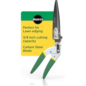 Miracle-Gro Grass Shears – Adjustable Handle, Sharp Carbon Steel Blades