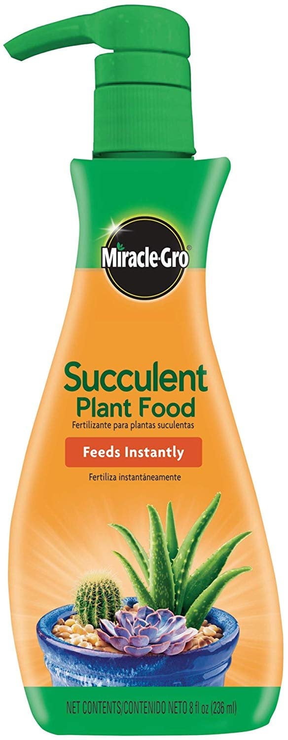 Miracle-Gro Succulent Plant Food, 8 oz., For Succulents including Cacti, Jade, And Aloe, 1 Pack