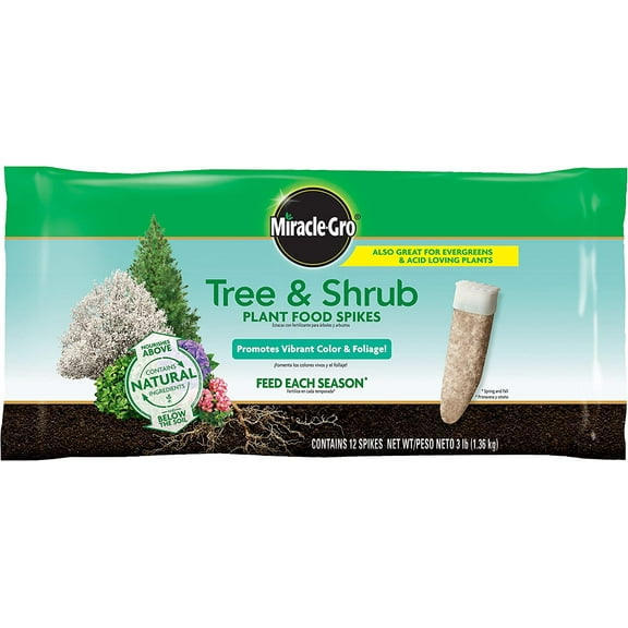 Miracle-Gro Tree & Shrub Fertilizer with Natural Ingredients