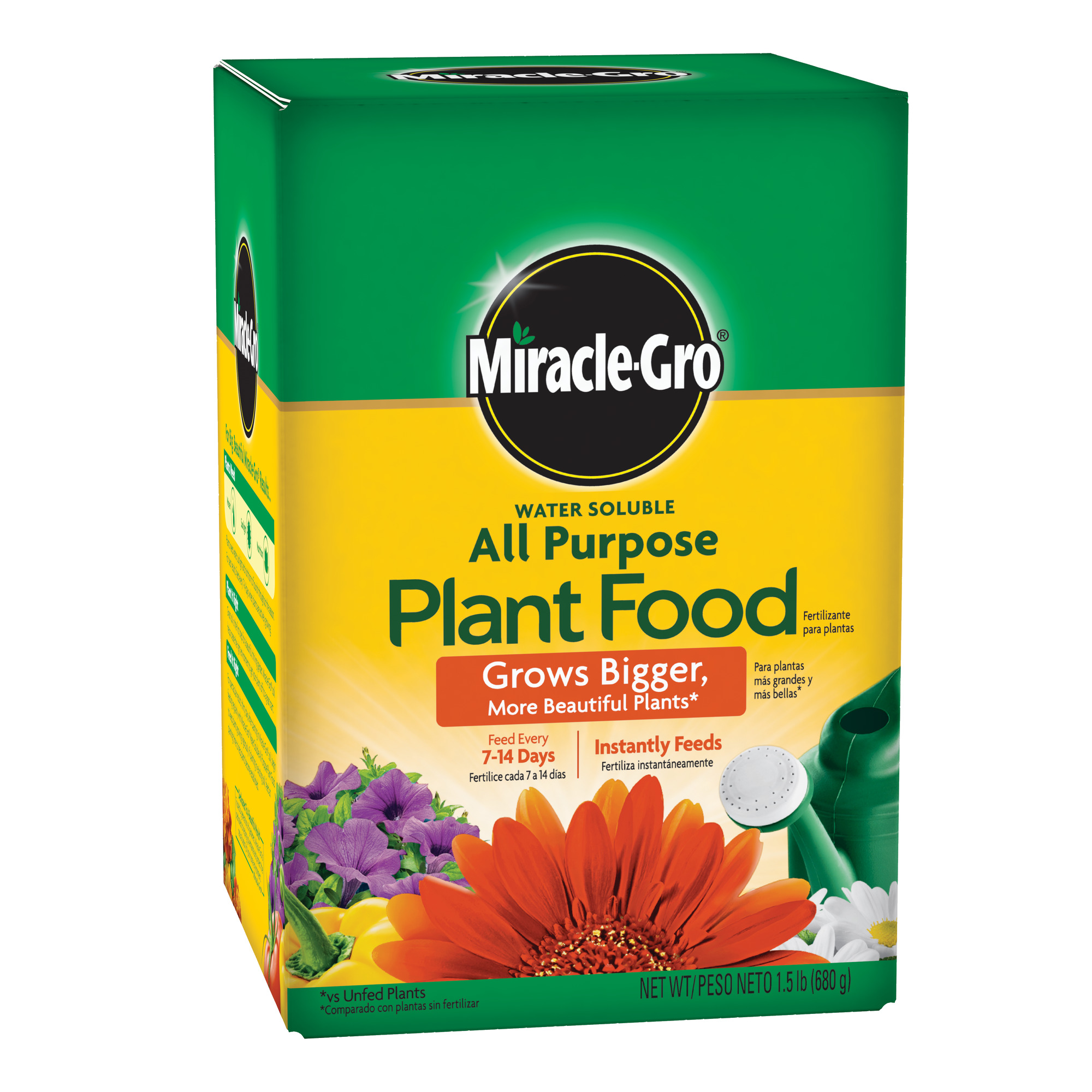 Miracle-Gro Water Soluble All Purpose Plant Food, 1.5 lbs., Safe for All Plants - image 1 of 16