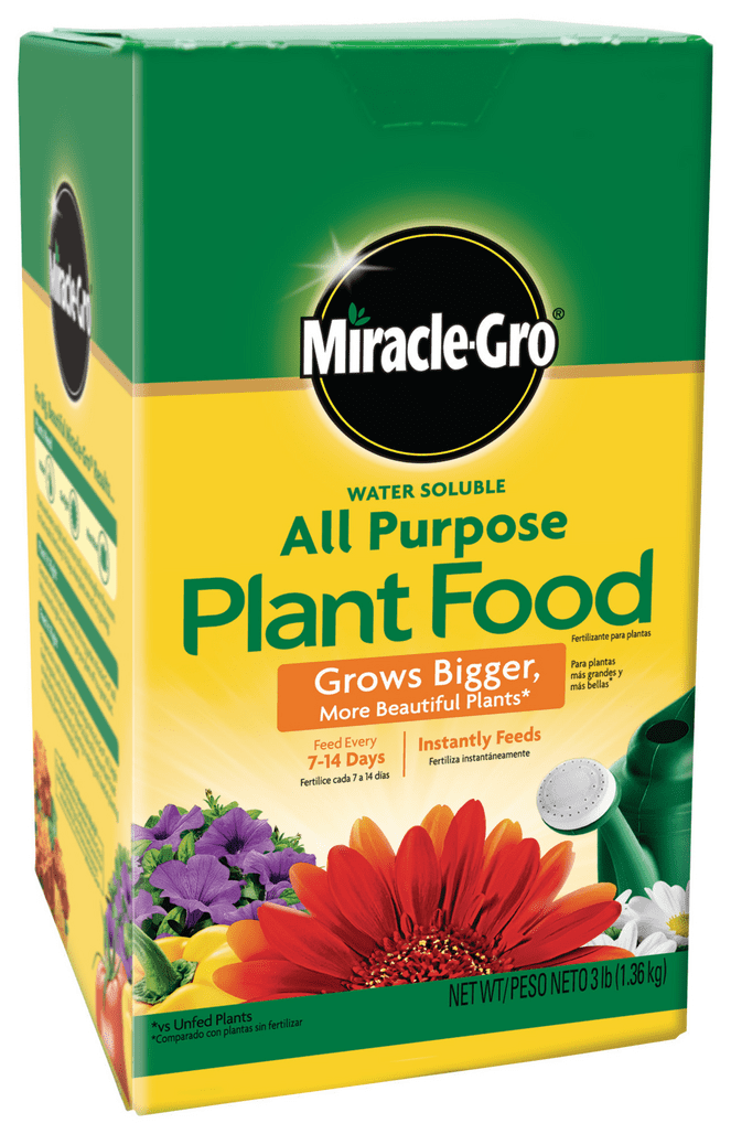 Miracle-Gro Water Soluble All Purpose Plant Food 3 lb.