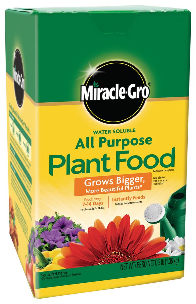 Miracle-Gro Water Soluble All Purpose Plant Food 3 lb. - image 1 of 11