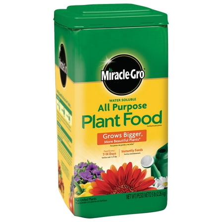 Miracle-Gro Water Soluble All Purpose Plant Food, For All Plant Types, 5 lbs.