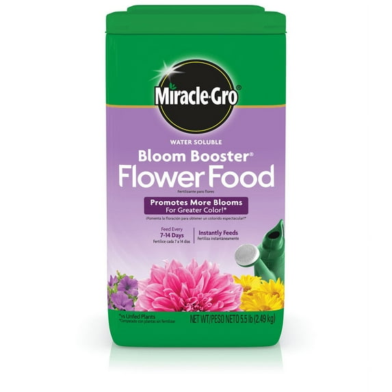 Miracle-Gro Water Soluble Bloom Booster Flower Food 5.5 lb.