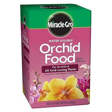 Miracle-Gro Water Soluble Orchid Food, 8 oz., For All Acid-Loving Plants