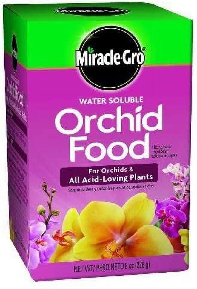 Miracle Gro Water Soluble Orchid Food Fertilizer, 8 oz
