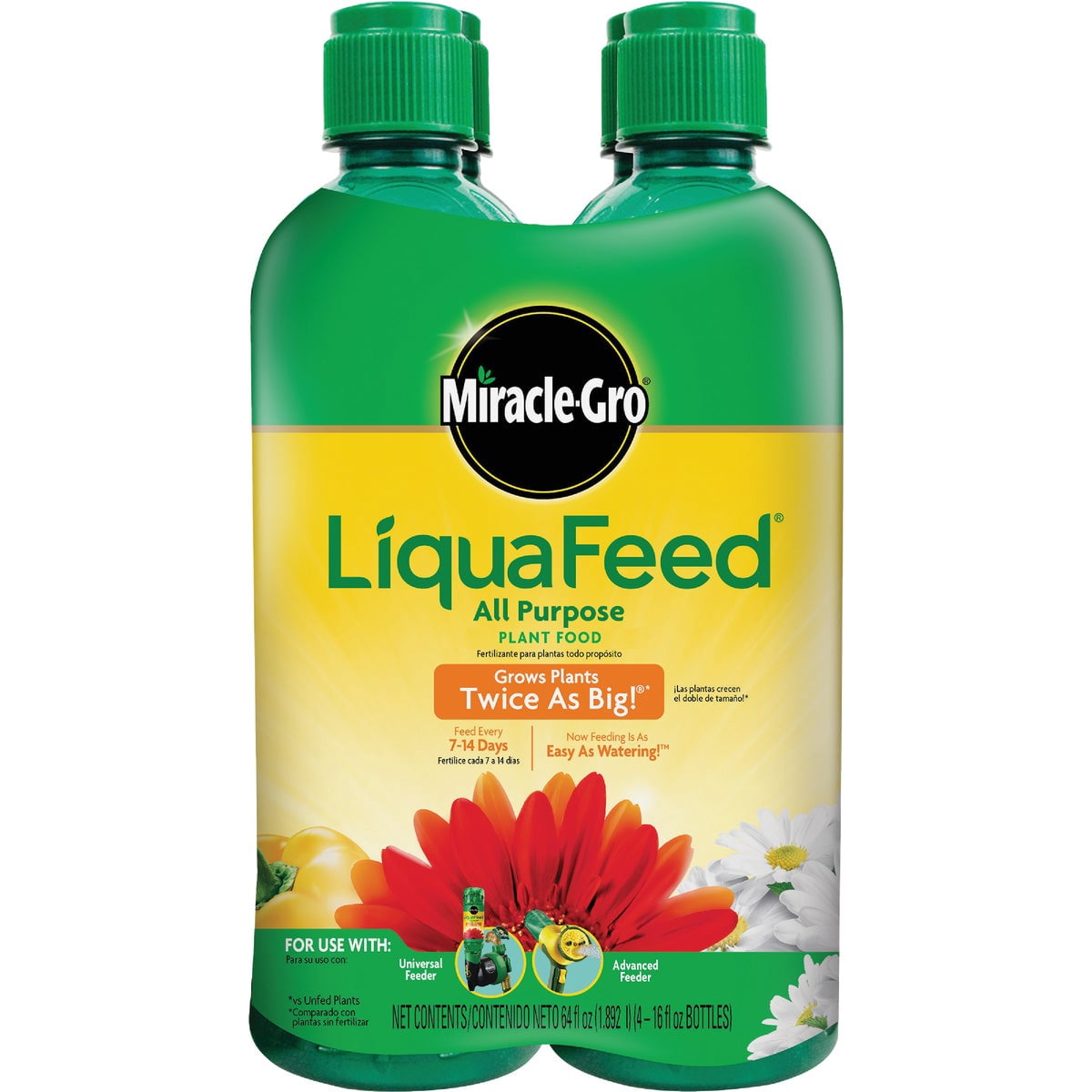 Miracle Gro Water Soluble Synthetic Fertilizer, 16 oz