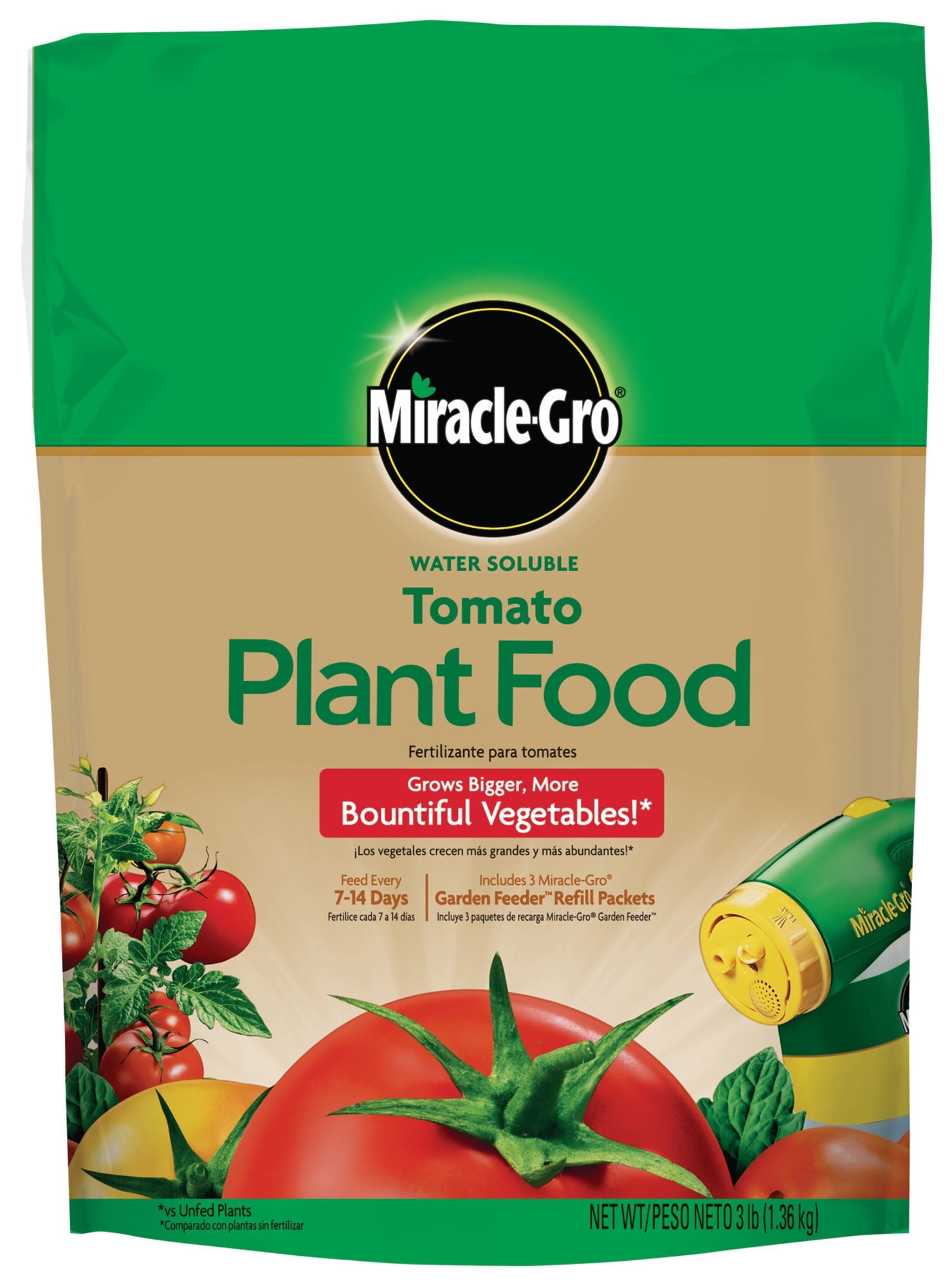 Miracle-Gro Water Soluble Tomato Plant Food, 3 lbs.
