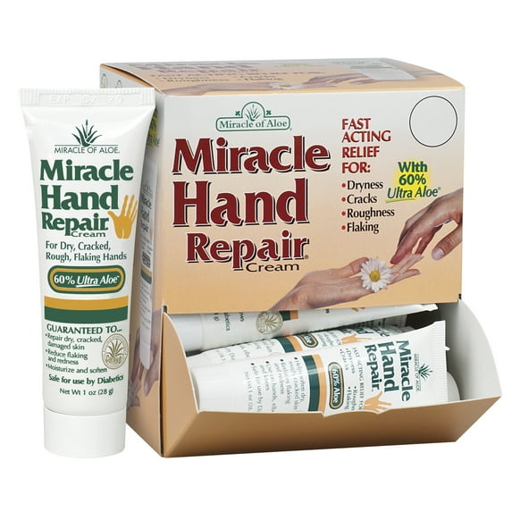 Miracle Hand Repair Cream with 60% UltraAloe (1 oz 24 Piece Display)