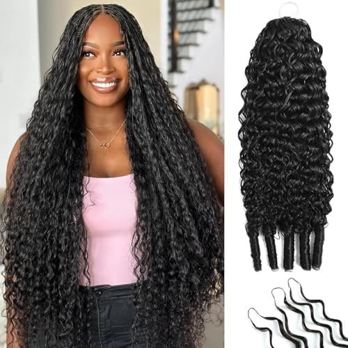 Miracle Knots Burmese Curly Crochet Human Hair 75g/Pack, Invisible Pre-Separated  Crochet Hair for Black Women  Black 16 Inch