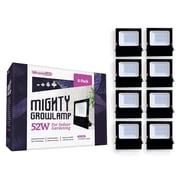 Miracle LED 52W Mighty Grow Lamp Kit for Indoor Growing Red/Blue Spectrum 8-Pack