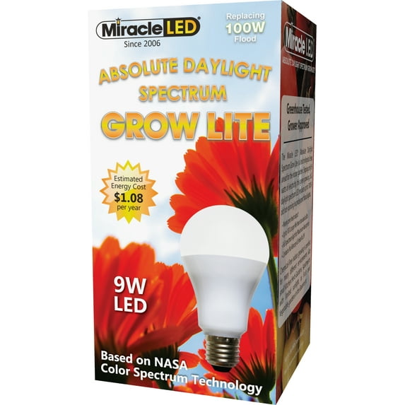 Miracle LED Daylight White Grow Lite Full Spectrum Replace 100W